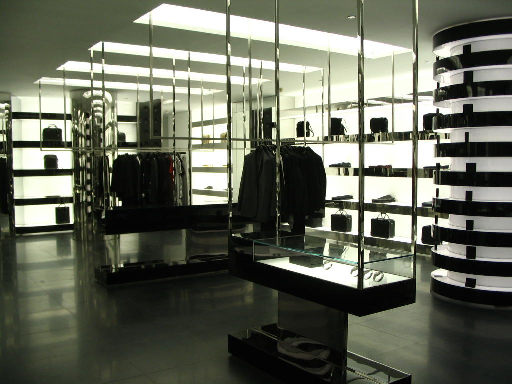 男装上海专卖店（施工图及实景）